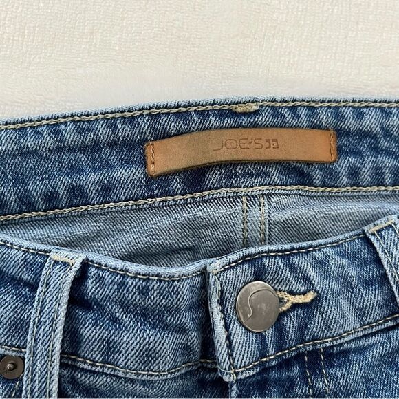 Joe's Jeans Bleach Dipped Icon Mid Rise Skinny Ankle Jeans, Size 24 NWOT - Picture 8 of 11